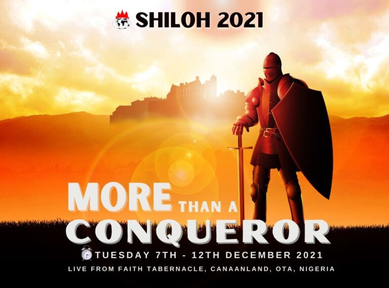 shiloh 2020 date theme, venue, programme schedule